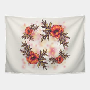 field of poppies Tapestry