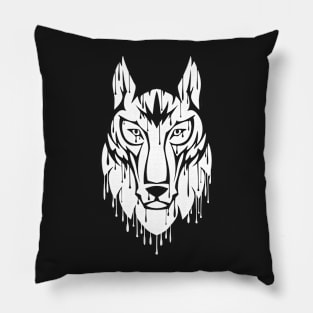 Dripping Wolf Pillow