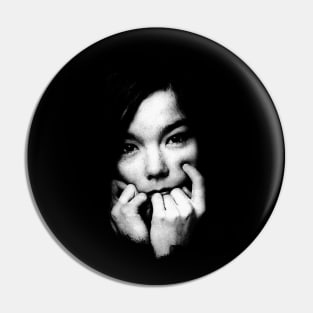 Björk Vintage Style Design Pin