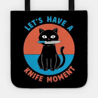 Cat knife moment Tote