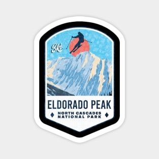 Ski Eldorado Peak North Cascades National Park Magnet