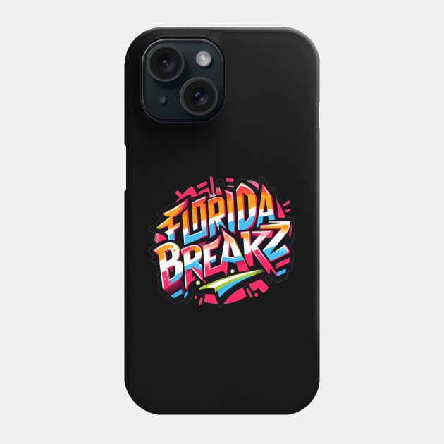 Florida Breakz - House Music Phone Case by eighttwentythreetees