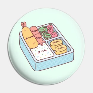 Kawaii Japanese Bento Box Tempura Prawn Pin