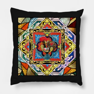 Portuguese folk art Pillow