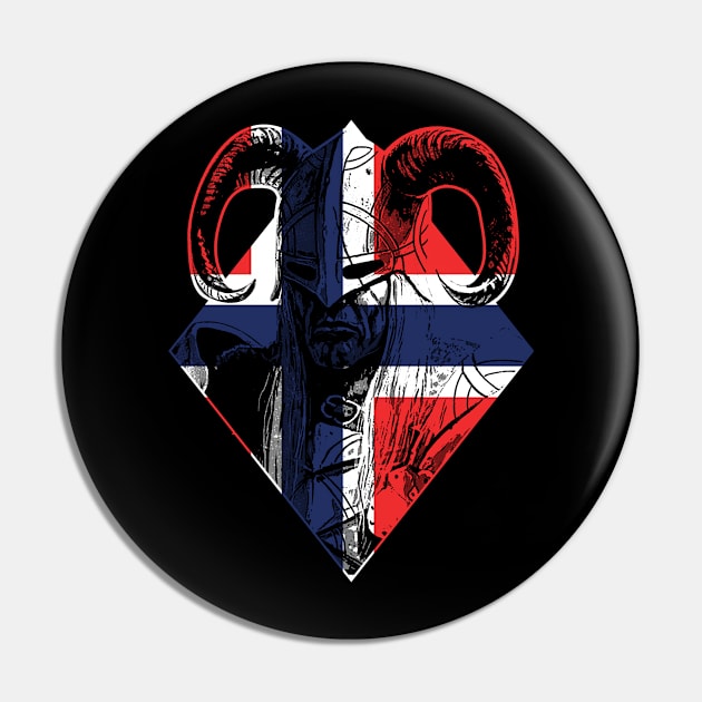 Norwegian Viking Warrior Pin by Mila46