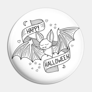 Cute Halloween Bat Pin