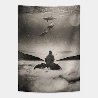 Flying or Swimming Tapestry