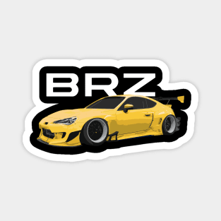 BRZ Series Yellow Rocket Bunny Pandem Kit Magnet