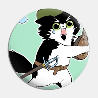 Batty the Bard Pin