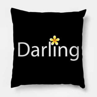 Darling fun text design Pillow