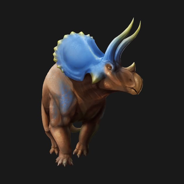 Triceratops Horridus Paleoart by Interfector