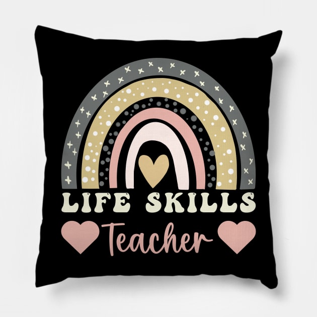 Life Skills Special Education Back To School Pillow by Printopedy