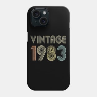 37th Birthday Gift Vintage 1983 Classic Men Women 37 Years Phone Case