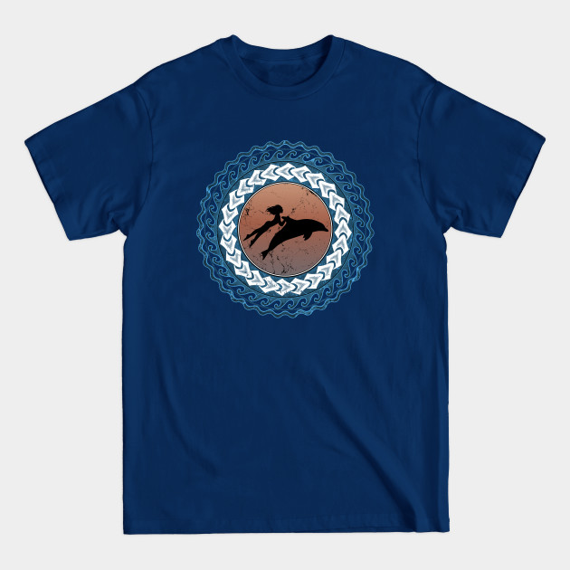 Discover Dolphin Rider Maui - Maori - T-Shirt