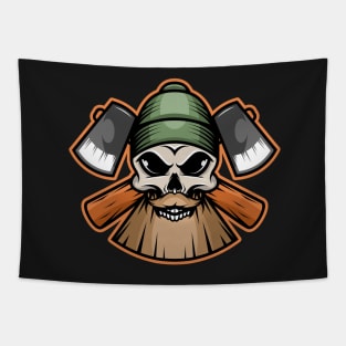 Woodman illustration character design Tapestry