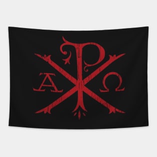 Beltschazar - Chi Rho and Alpha Omega - vintage & Summer Tapestry