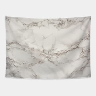 White Marble Texture with Natural pattern Tapestry