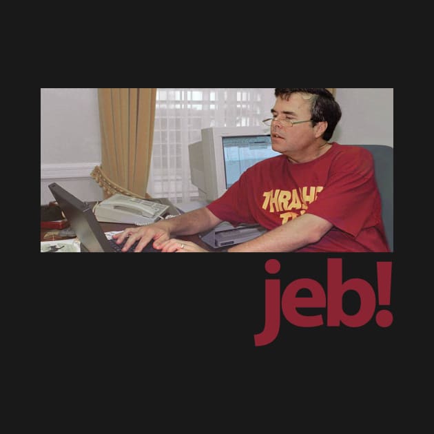 Jeb on the computer! by cxm0d