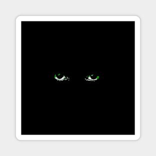 Mysterious green eyes Magnet