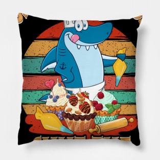 I Just Baked You Some Shut The Fucup Cakes Shark Pillow
