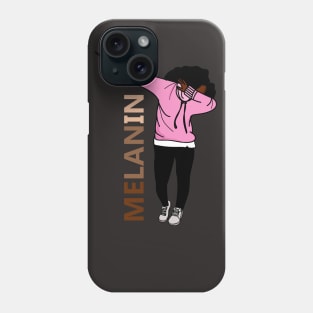 Afro Melanin Dab Dance Phone Case