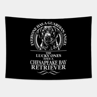 Proud Chesapeake Bay Retriever Guardian Angel dog gift Tapestry