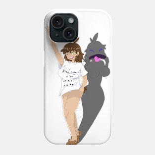 Groundhog-Chan and her Shadow Phone Case