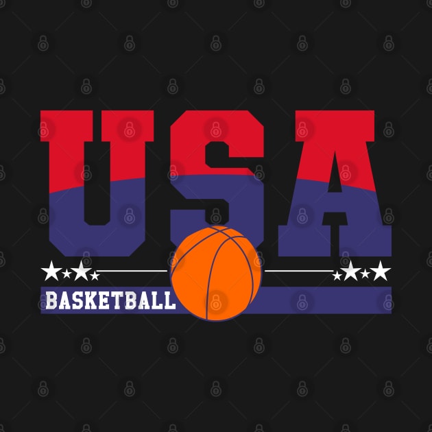 USA Basketball // Logo type // Retro by Aloenalone