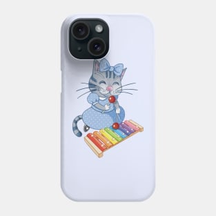 Cute Kitty & Xylophone Phone Case