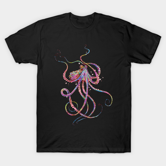 Reverse Drunk Octopus - Octopus - T-Shirt