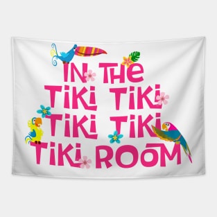 Tiki Room Birds Tapestry