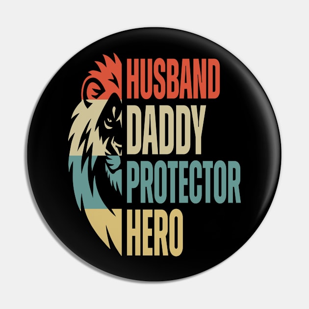 Husband Daddy Protector Hero Pin by TheMadSwede