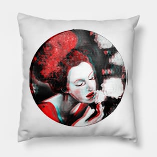 rose and woman love Pillow
