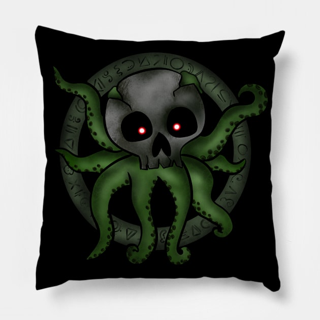 Underwater monster Pillow by drew.art