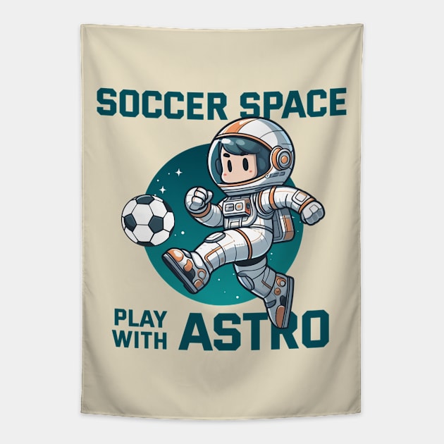 Soccer Space - Play with Astro Tapestry by mirailecs