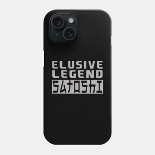 elusive legend - satoshi Phone Case