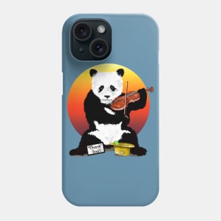 Panda Playing a Violin Phone Case