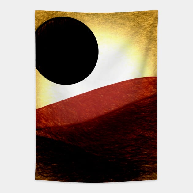 Fire desert Tapestry by EvgeniiV