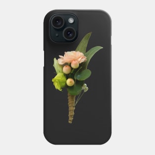 The Boutonniere -  Fleurieu Wedding - Adelaide Hills Wedding by South Australian artist Avril Thomas Phone Case