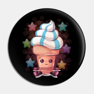 cute ice cream cartoon Pin