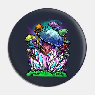 Magic Mush Crystal Pin