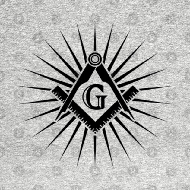 Masonic Symbol G Black Masonic T Shirt Teepublic