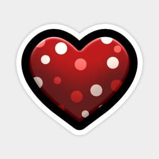 Little Red Heart cute Magnet