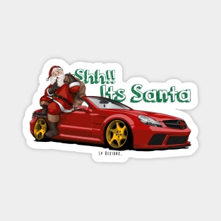 Santa's Sleigh Benz Magnet