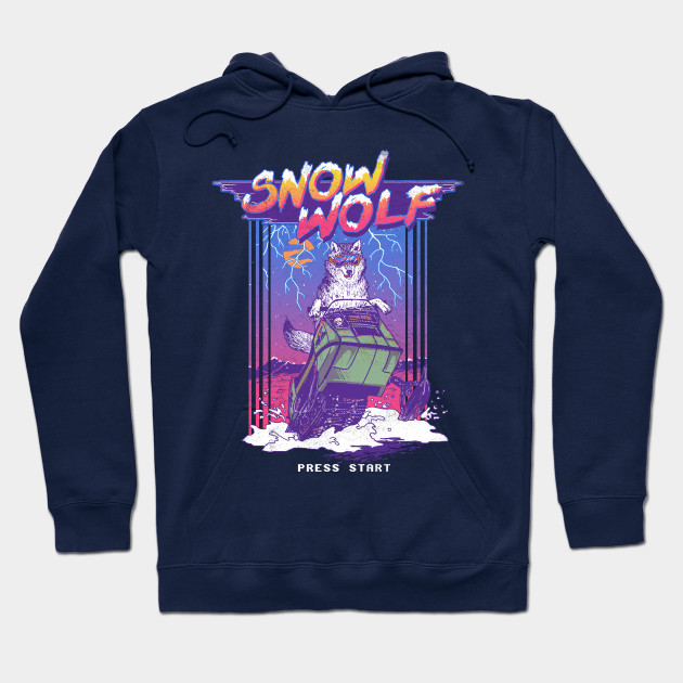 snow wolf hoodie