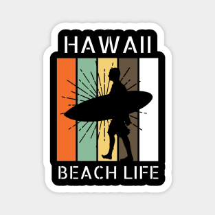 Hawaii, Beach Life Magnet