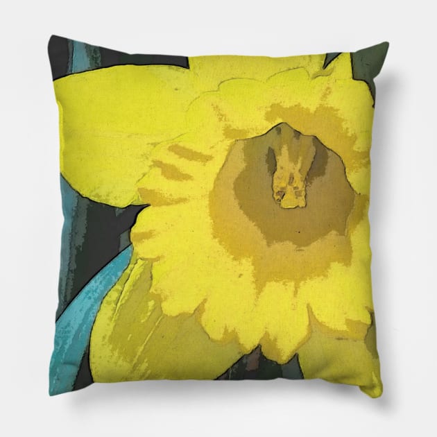 Daffodil Pillow by PSCSCo