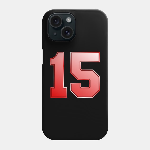 15 || Sport number Phone Case by Aloenalone