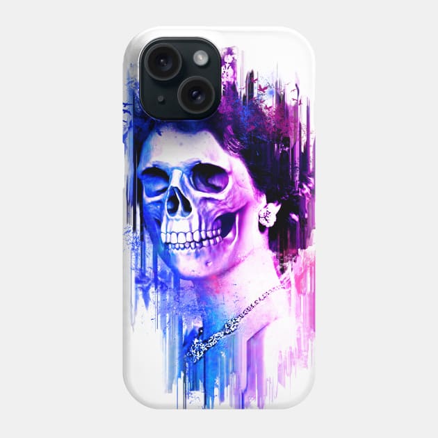 Queen of Skulls Phone Case by opawapo