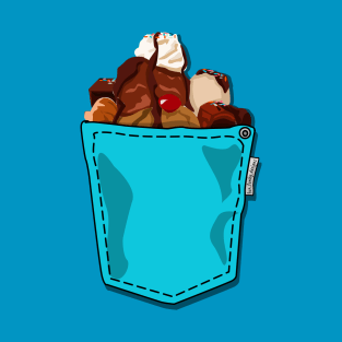 Ice Cream Sundae in my Pocket T-Shirt